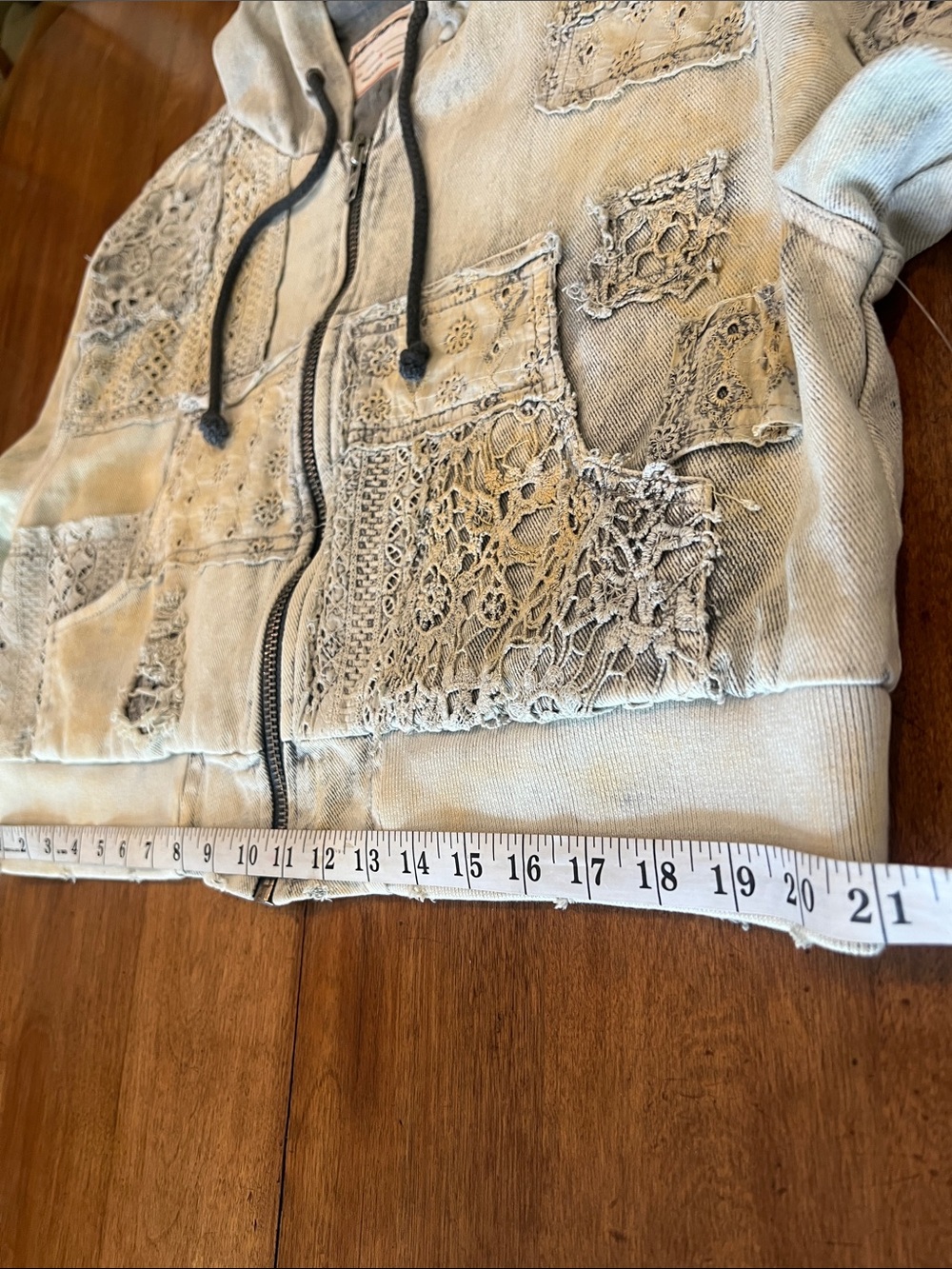 We The Free Mazzie Denim Bomber Jacket - Picture 11 of 16